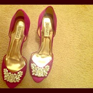 BADGLEY MISCHKA Embellished d'Orsay Pump